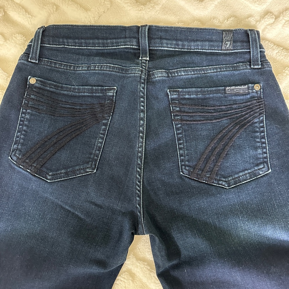 7 For All Mankind Dojo Jeans in Deep Blue